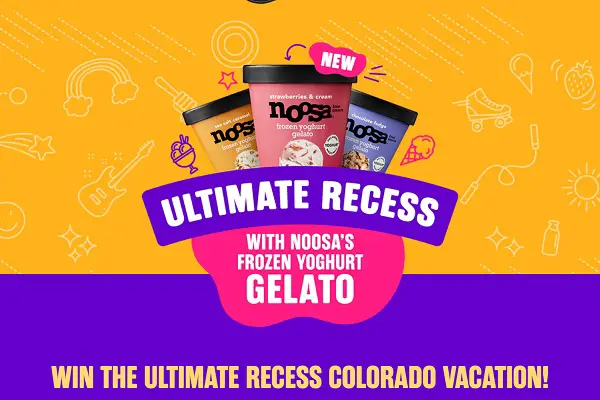 Noosa Yoghurt Ultimate Recess Sweepstakes: Win A Free Trip To Colorado