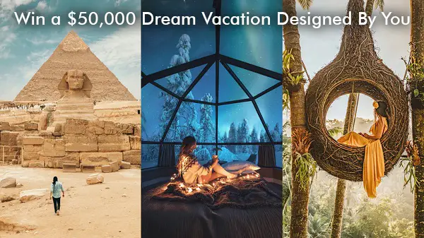 Omaze $50000 Dream Vacation Sweepstakes