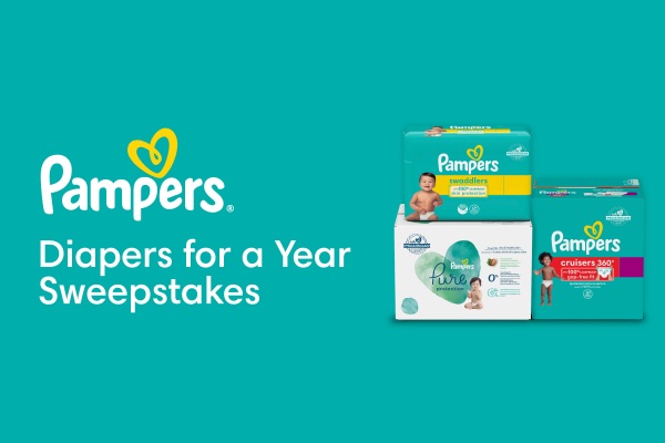 Pampers Sweepstakes 2022: Win Free Pampers Diapers For 1 Year