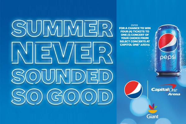2022 Pepsi Summer Concert Sweepstakes at Giant