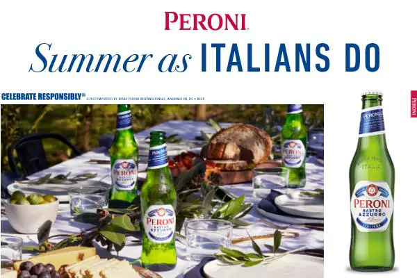 Peroni Summer As Italians Do Promotion Sweepstakes