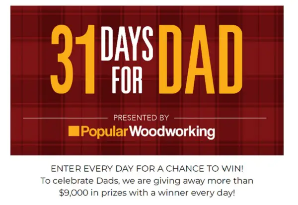 Popular Woodworking Father’s Day Giveaway: Win A PantoRouter & Daily Prizes