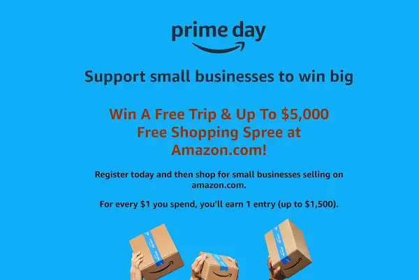 Prime Day Sweepstakes: Win A Free Trip & Amazon Gift Cards (25 Winners)