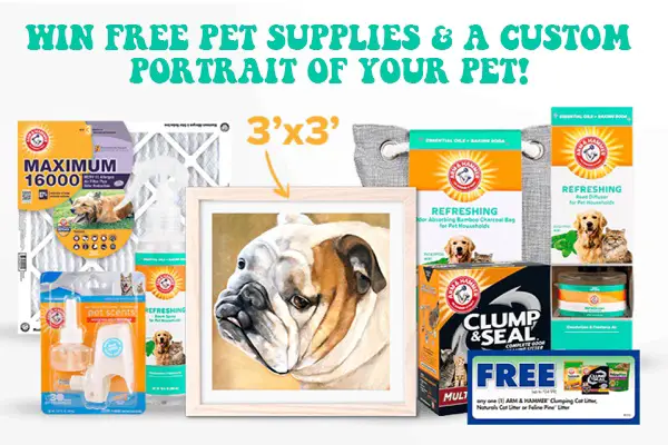 Protect Plus Air Pet Sweepstakes: Win Free Pet Supplies & A Portrait of Your Pet