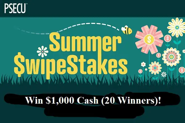 PSECU $1,000 Cash Giveaway (20 Winners)