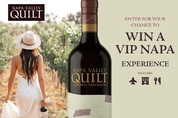 Quilt-Wines- VIP Trip to Napa Promotion Sweepstakes