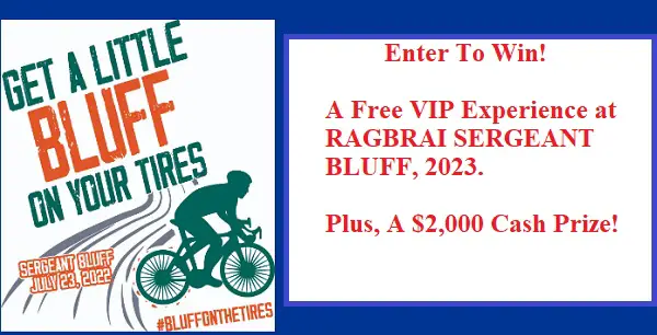 RAGBRAI Anniversary Sweepstakes: Win Free Tickets To 2023 Event
