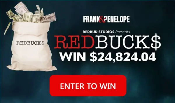 Redbud Studios $24,824.04 Cash Sweepstakes