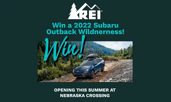 REI 2022 Subaru Giveaway: Win Car, Lifetime Membership & Cashback Offers