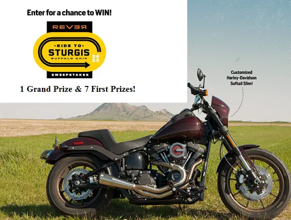 Rever Motorcycle Giveaway: Win Harley-Davidson, Free Store Credits & More