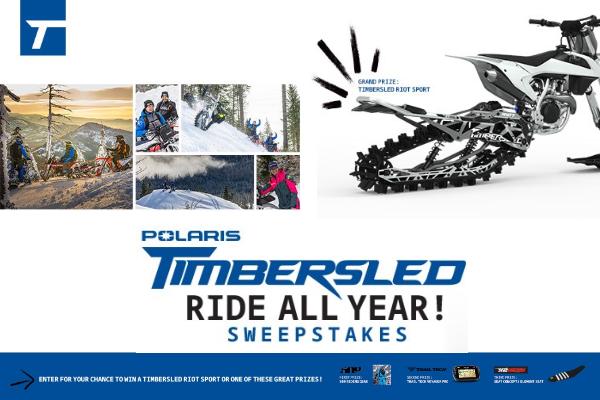 Timbersled Ride All Year Sweepstakes