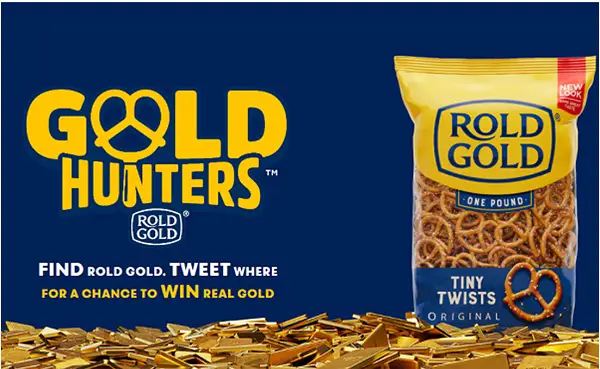 Rold Gold Hunter Sweepstakes: Win Free Gold Bar (60 Winners)