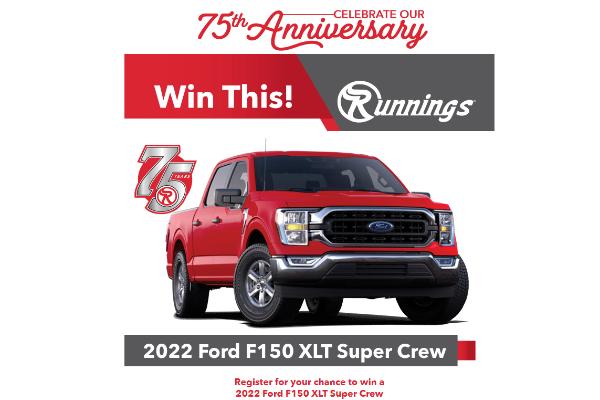 Runnings 75th Anniversary Truck Giveaway