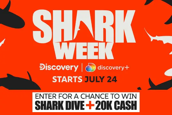 Discovery Channel Shark Week Sweepstakes 2022: Win shark dive trip + $20k Cash!