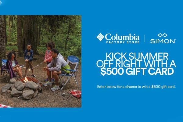 Simon and Columbia Sportswear Sweepstakes