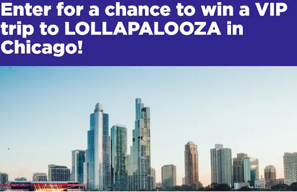 SiriusXM Sweepstakes: Win Free Trip To Lollapalooza 2022