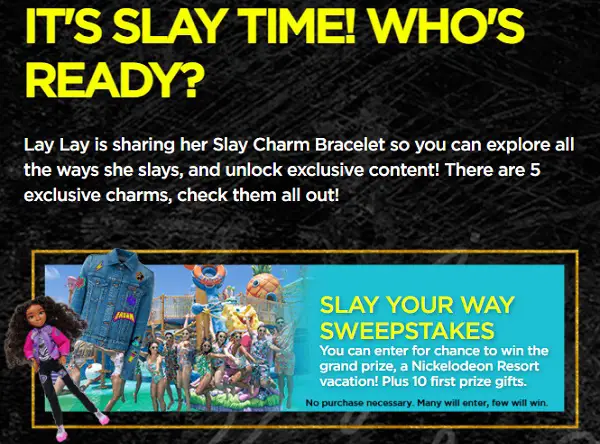 Slay With Lay Lay Sweepstakes: Win A Free Vacation To Nickelodeon Resort
