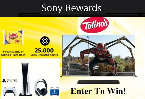 Sony Rewards Sweepstakes: Win Free Sony PS 5 Gaming Console, Smart TV & More