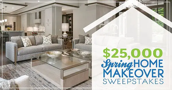 Win $25000 in Free Spring Home Makeover!