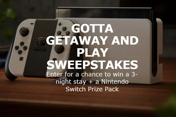 Staypineapple Gotta Getaway Sweepstakes: Win Trip & Nintendo Switch System