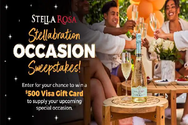 Stella Rosa Wines Sweepstakes: Win a $500 Visa Gift Card