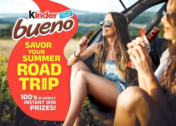 Kinder Bueno Savor Your Summer Sweepstakes – 880 Instant Winners!