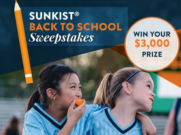 Sunkist Back To School Sweepstakes: Win A Free School Makeover Kit
