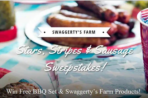 Swaggerty’s Farm BBQ Sweepstakes: Win Free Products & BBQ Tool Set (63 Winners)