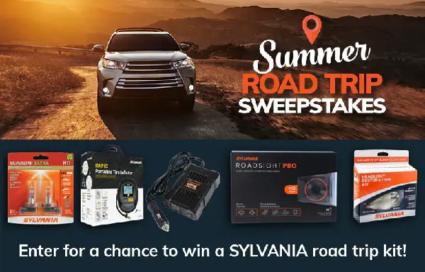 Sylvania Summer Sweepstakes: Win A Free Road Trip Prize Pack
