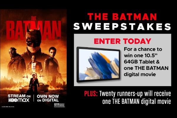 Warner Bros Batman Sweepstakes