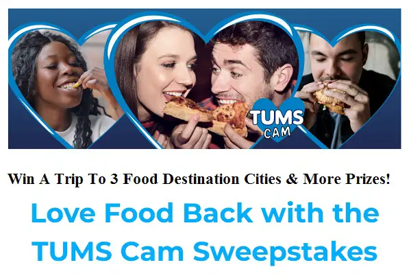 Tums Worthy Food Giveaway: Win A Trip, Free Gift Cards & More