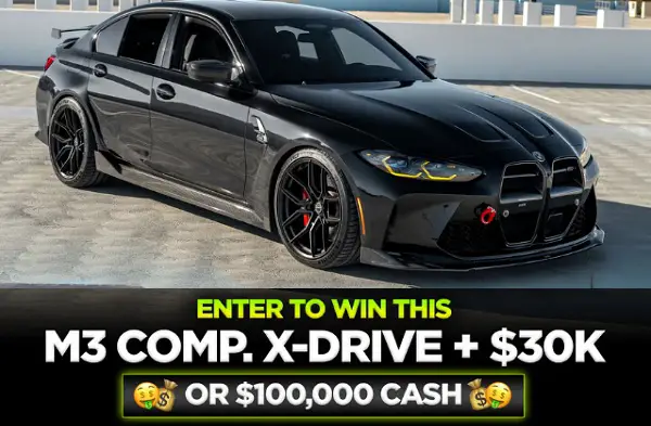 Win a G80 BMW M3 Competition X-Drive + $30K Cash from Tuner Cult!