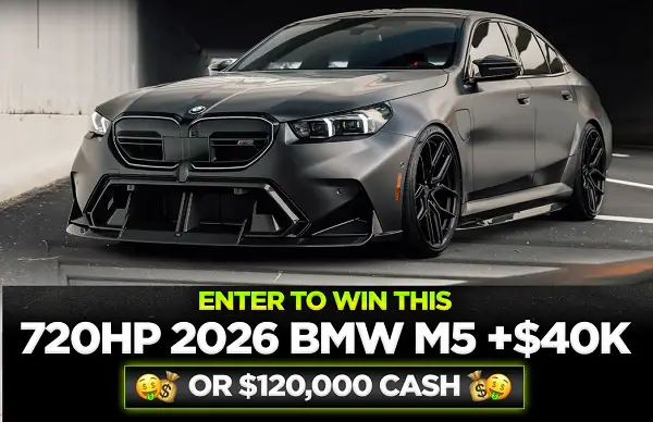 Tuner Cult BMW Giveaway – Win a 2026 BMW M5 + $40K Cash