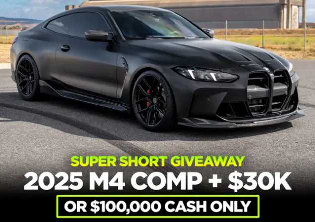 Tuner Cult BMW Giveaway: Win a 2025 BMW M4 Competition + $30,000 Cash