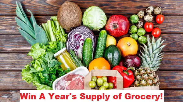 Ultimate Grocery Giveaway: Win $5,200 Gift Card For A Year’s Free Grocery