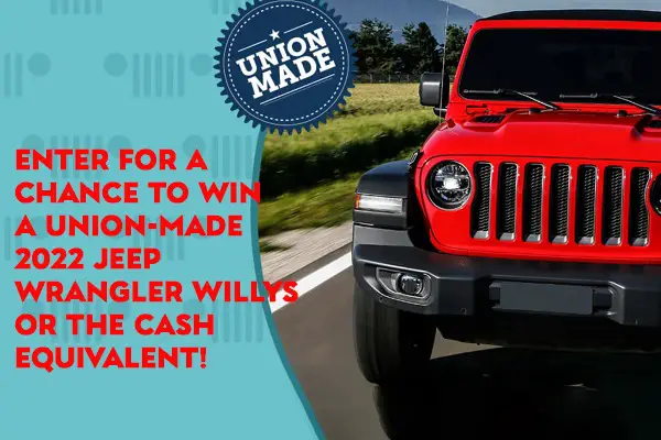 2022 Jeep Sweepstakes: Win A 2022 Jeep Wrangler Or $43,485 Cash