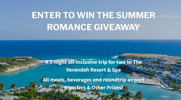 Summer Sweepstakes: Win A Verandah Resort & Spa Vacation