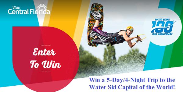Visit Central Florida Water Ski Sweepstakes: Win Free Ski Vacation & Overton’s Sport Package