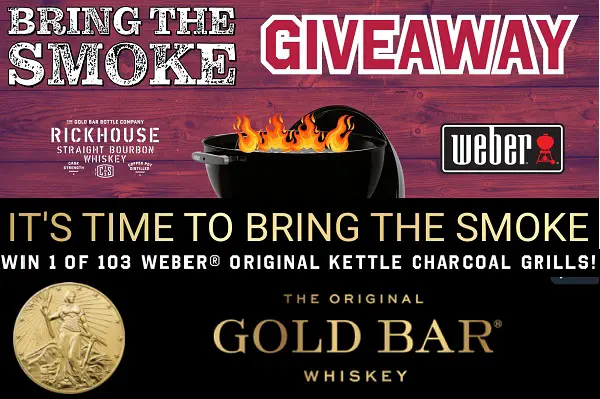 Weber Charcoal Grill Giveaway (100+ Winners)