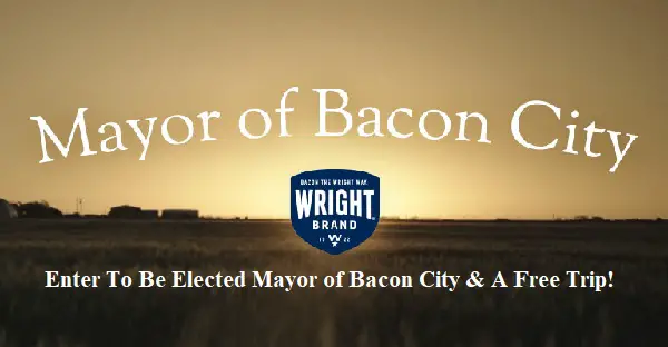 Mayor of Bacon City Contest: Win Free Trip To Bacon City