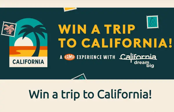 Win A Trip To California