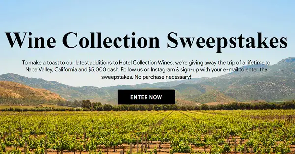 Win Trip to Napa Valley, California!