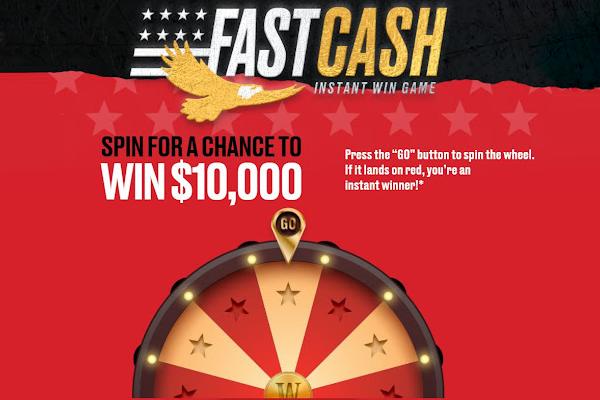 Winston Rewards Fast Cash Instant Win Game