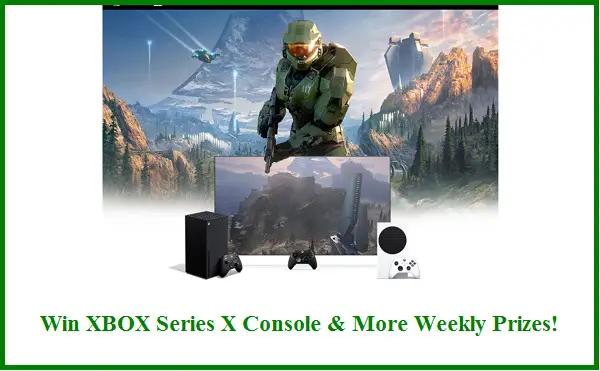 Xbox Play Sweepstakes: Win Video Game Console (Weekly Prizes)