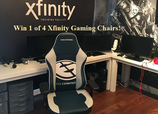 Xfinity Gaming Chair Giveaway (4 Winners)