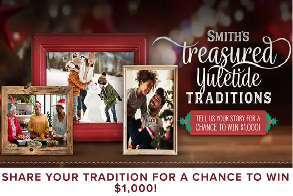 Smith’s Yuletide Traditions Holiday Cash Giveaway: Win $1K Cash & 1-Year of Dairy Products