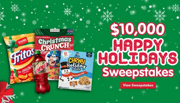 Tasty Rewards $10000 Holiday Cash Giveaways