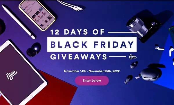 Win 12 days of Black Friday Giveaway 2022