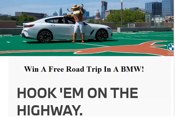 2022 BMW Hook 'Em On The Highway Sweepstakes: Win A Trip & Game Tickets