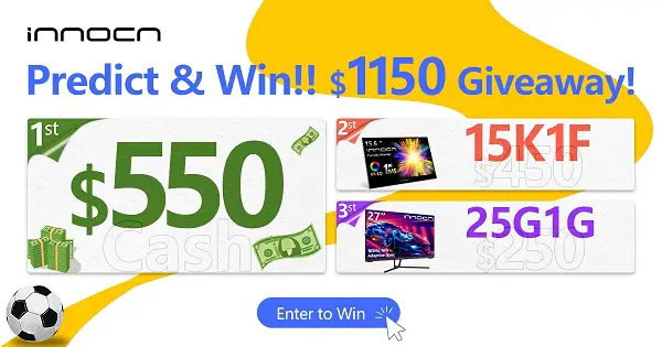 $500 Free Cash & Gaming Monitor Giveaway (3 Winners)
